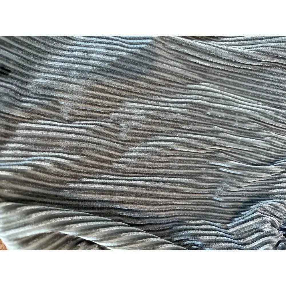 Anthropologie Women's Gray Corded Velvet Slouchy Tote Bag